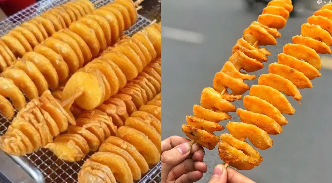 Cách làm khoai tây lốc xoáy phô mai rắc - cách làm đơn giản, nguyên liệu có sẵn tại Thanh Ngân Foods