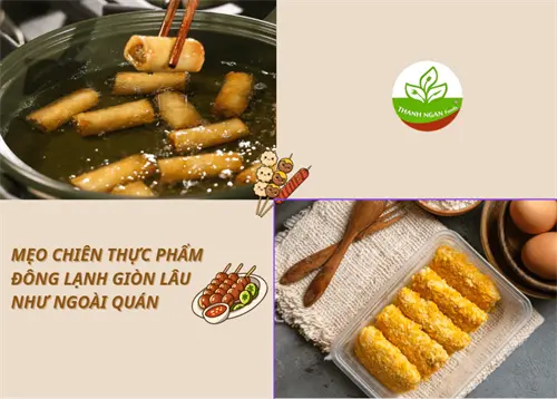 Mẹo chiên thực phẩm đông lạnh giòn lâu ngon như ngoài quán