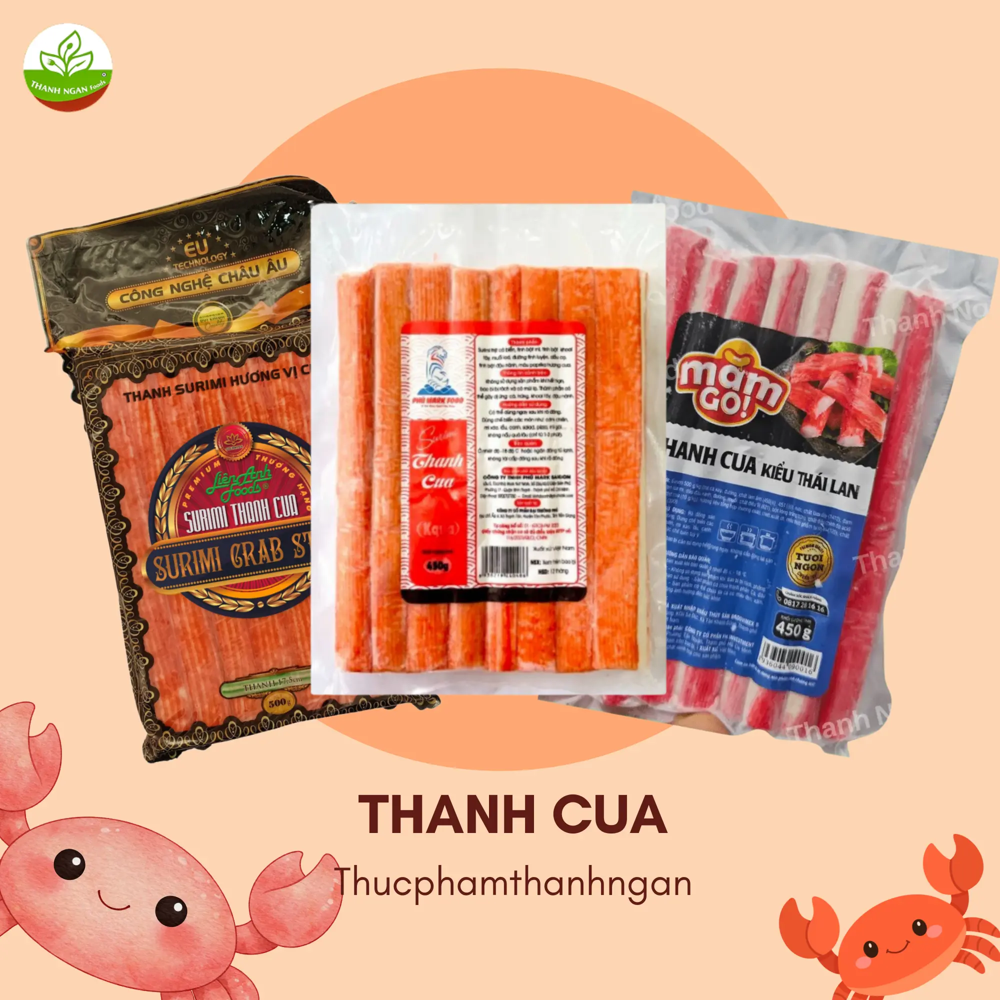 THANH CUA LOẠI NÀO NGON - SO SÁNH VÀ REVIEW 3 LOẠI THANH CUA NGON PHỔ BIẾN NHẤT