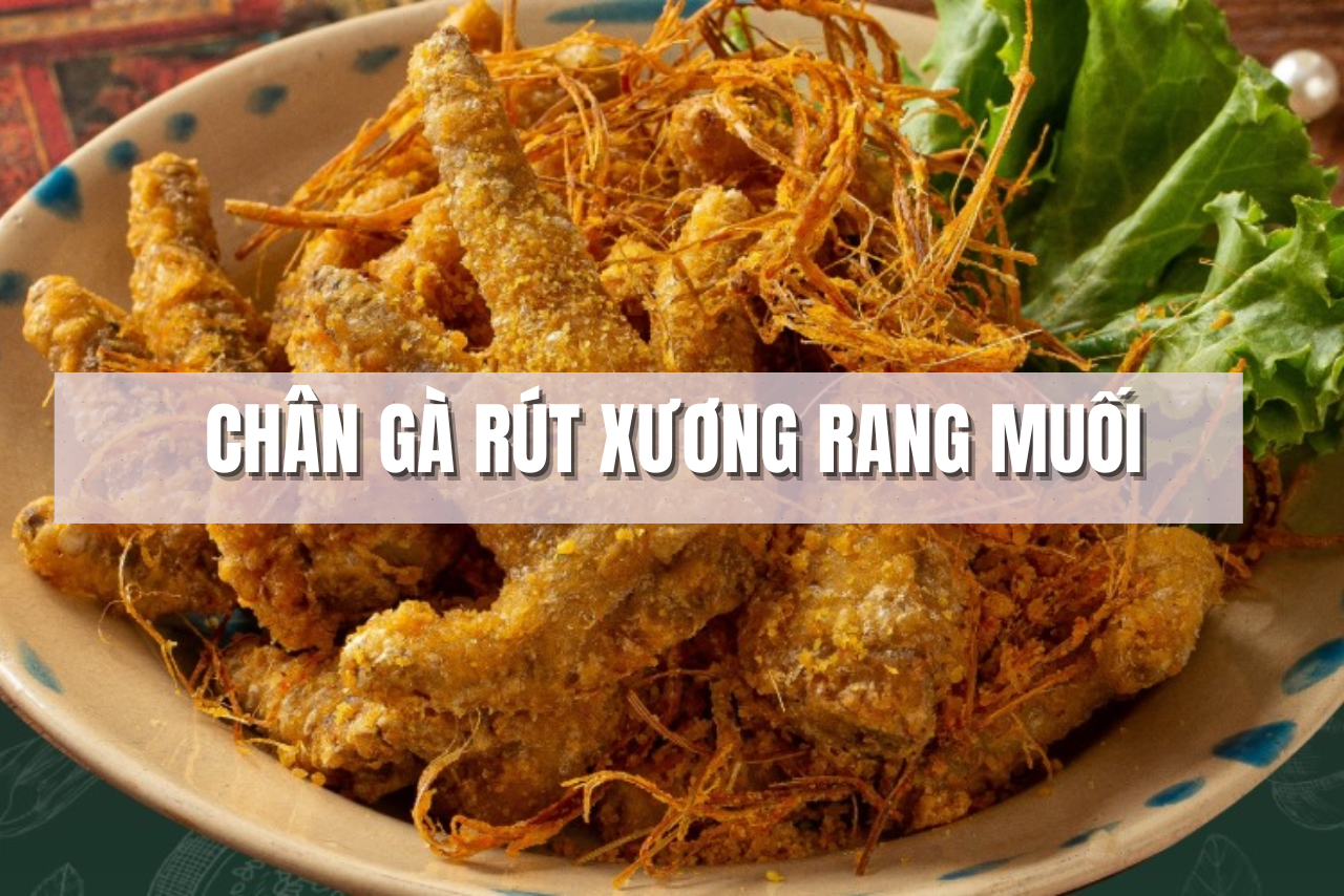 Chân gà rút xương rang muối
