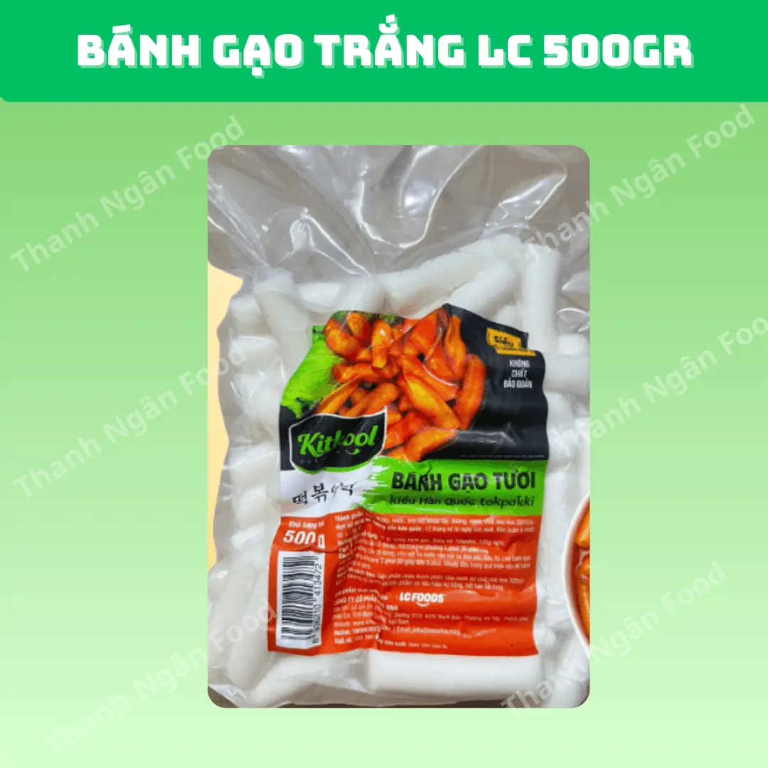 Bánh gạo trắng LC 500gr/gói