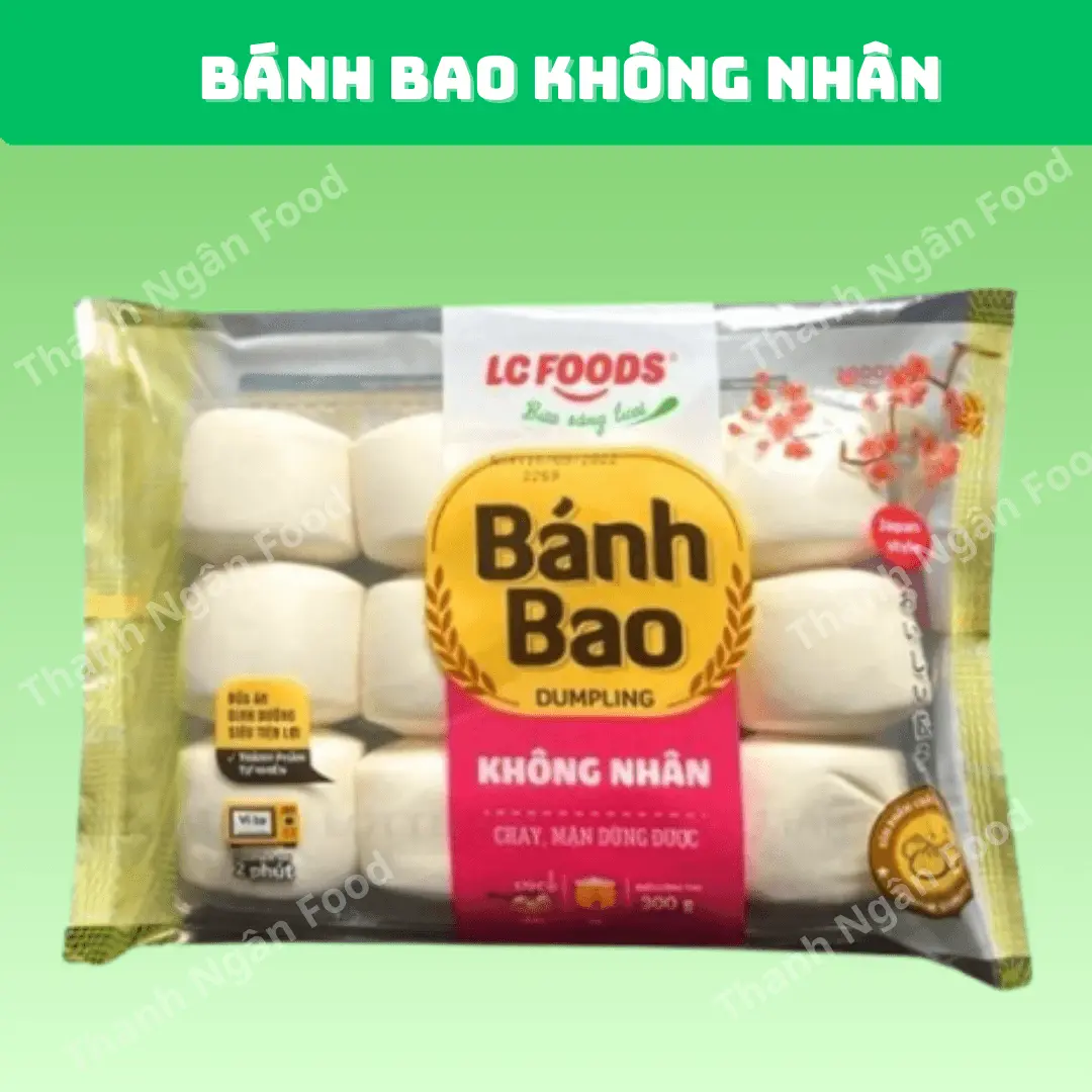 Bánh bao không nhân gói/12 cái 