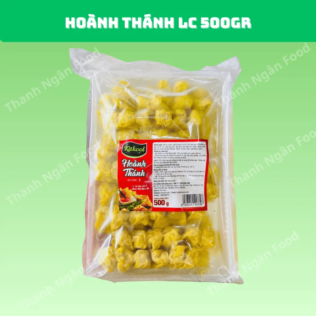 Hoành thánh LC 500gr/gói 