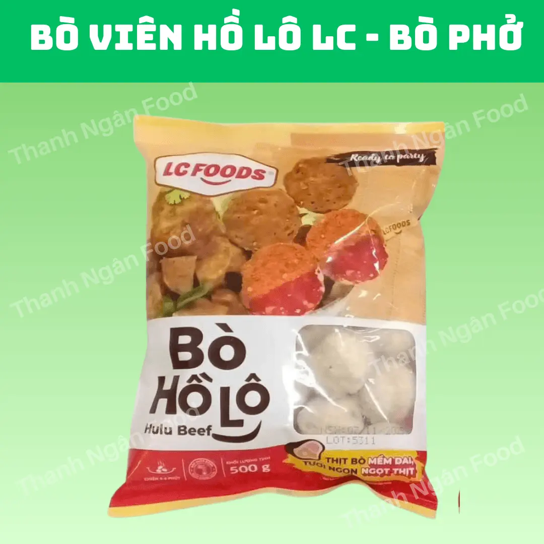 Bò viên hồ lô LC - Bò phở/ 500gr 
