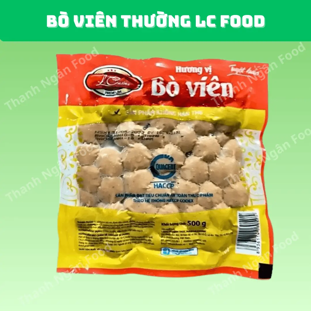 Bò viên LC thường 80 viên