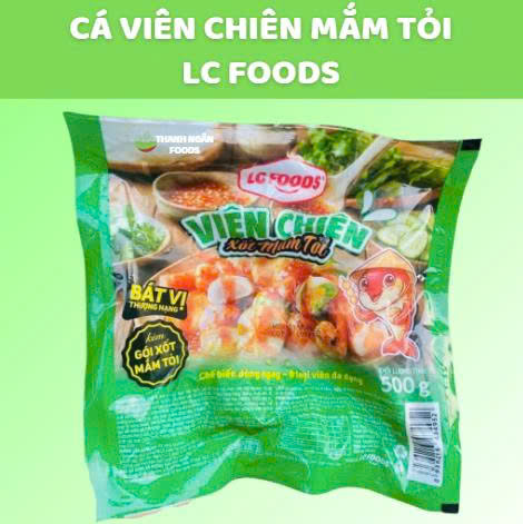 Cá viên chiên mắm tỏi LC Foods