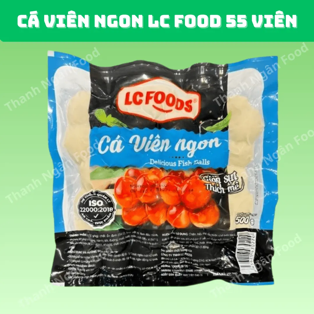 Cá viên ngon LC Food loại 55 viên