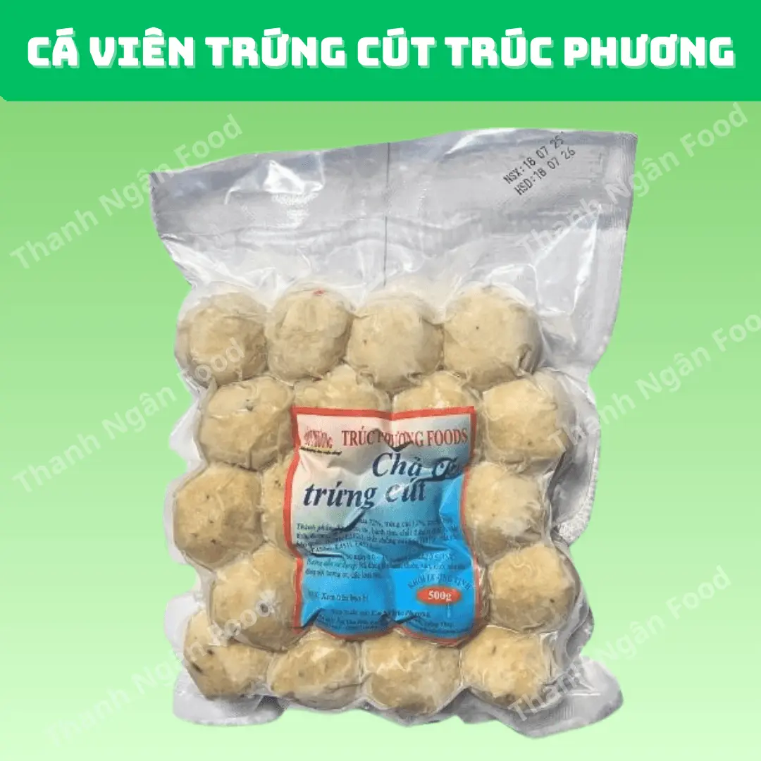 Cá viên trứng cút Trúc Phương
