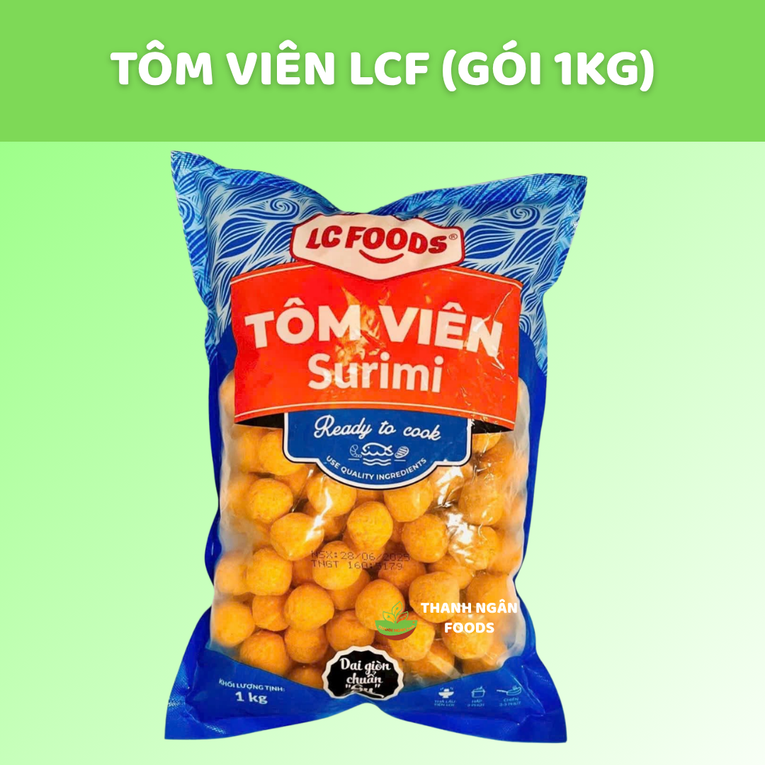 Tôm viên LCF (gói 1kg)