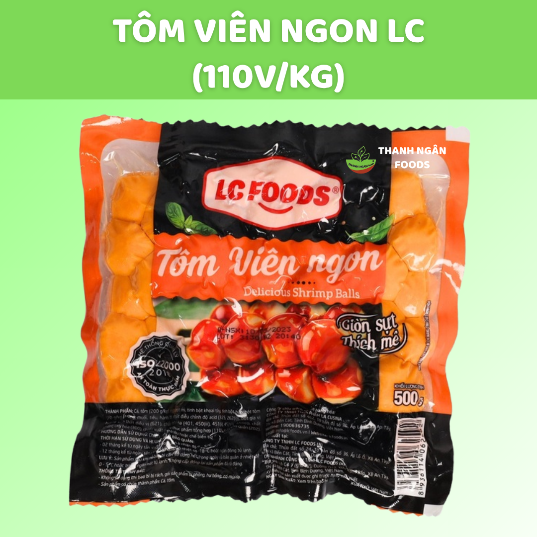 Tôm viên ngon LC (110v/kg)
