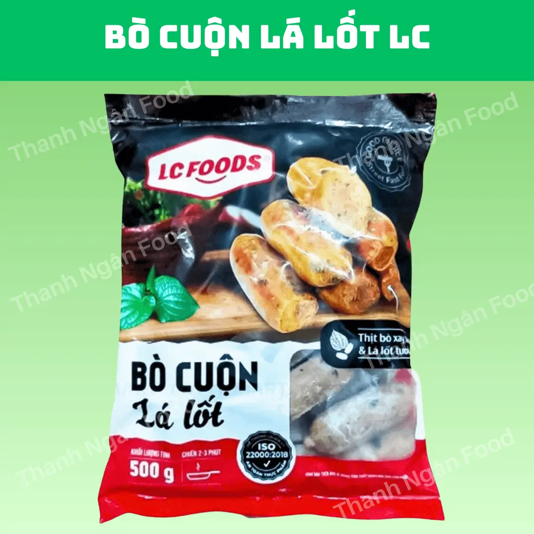 Bò cuộn lá lốt LC 500gr