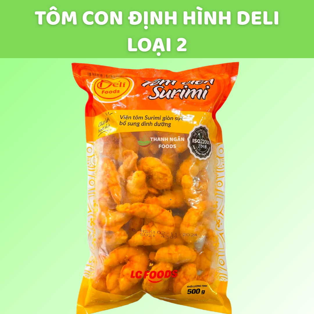 Tôm con định hình Deli loại 2