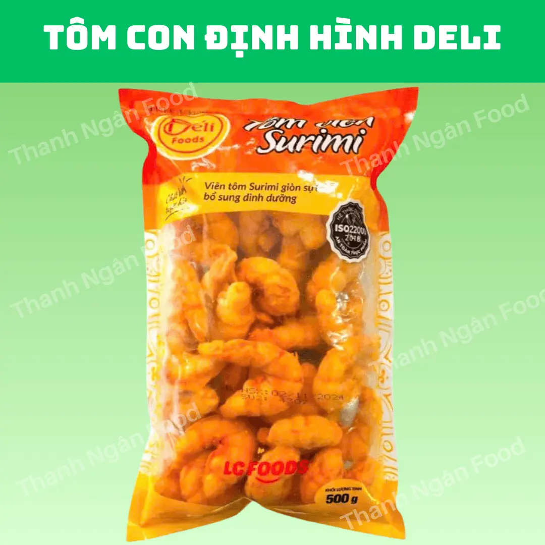 Tôm con định hình Deli - loại 2