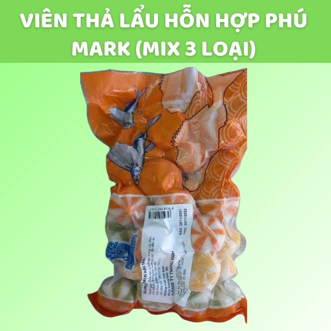 Viên thả lẩu hỗn hợp Phú Mark