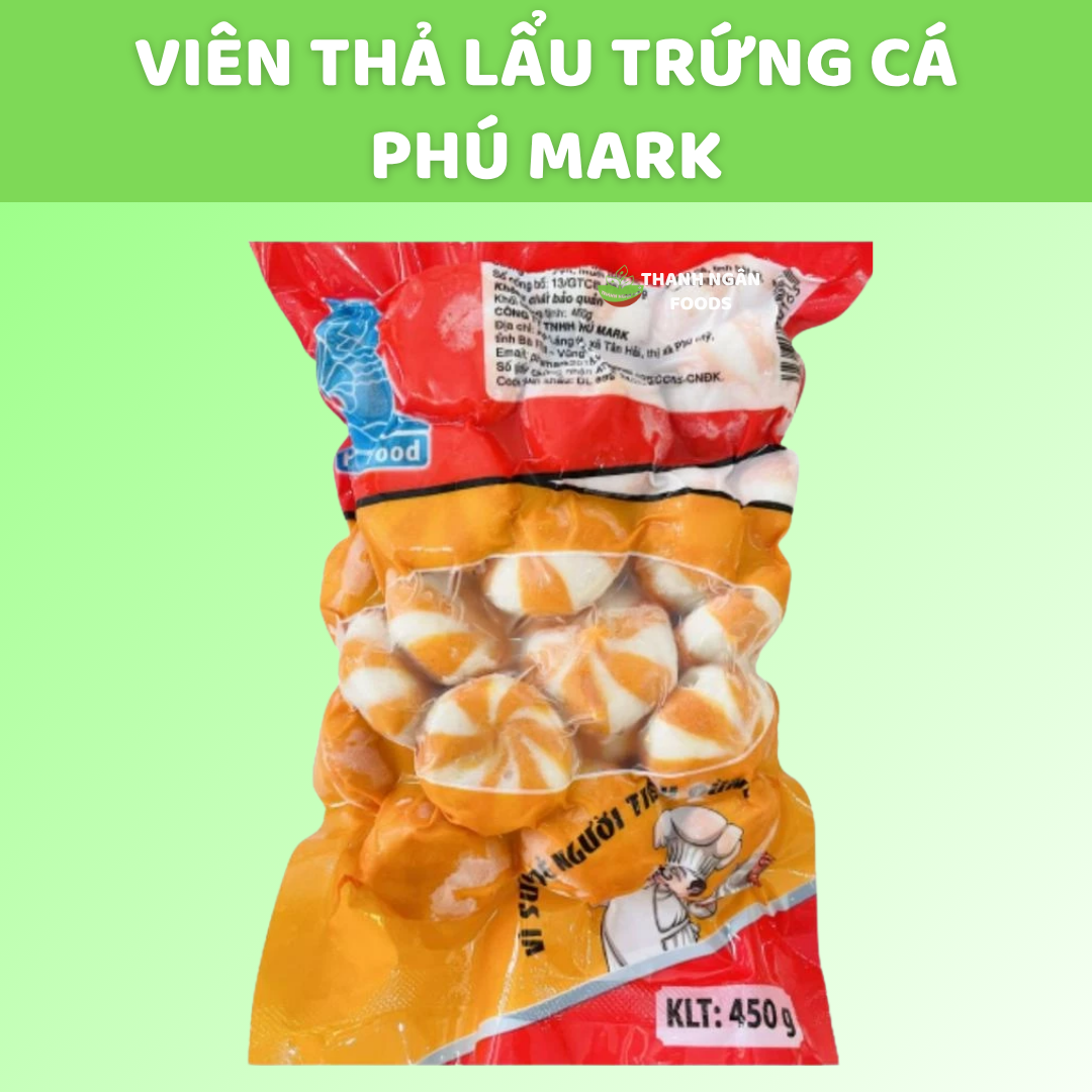 Viên thả lẩu trứng cá Phú Mark