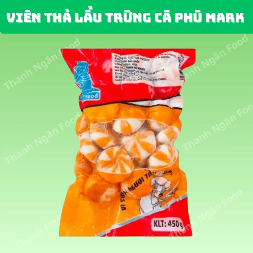 Viên thả lẩu trứng cá Phú Mark