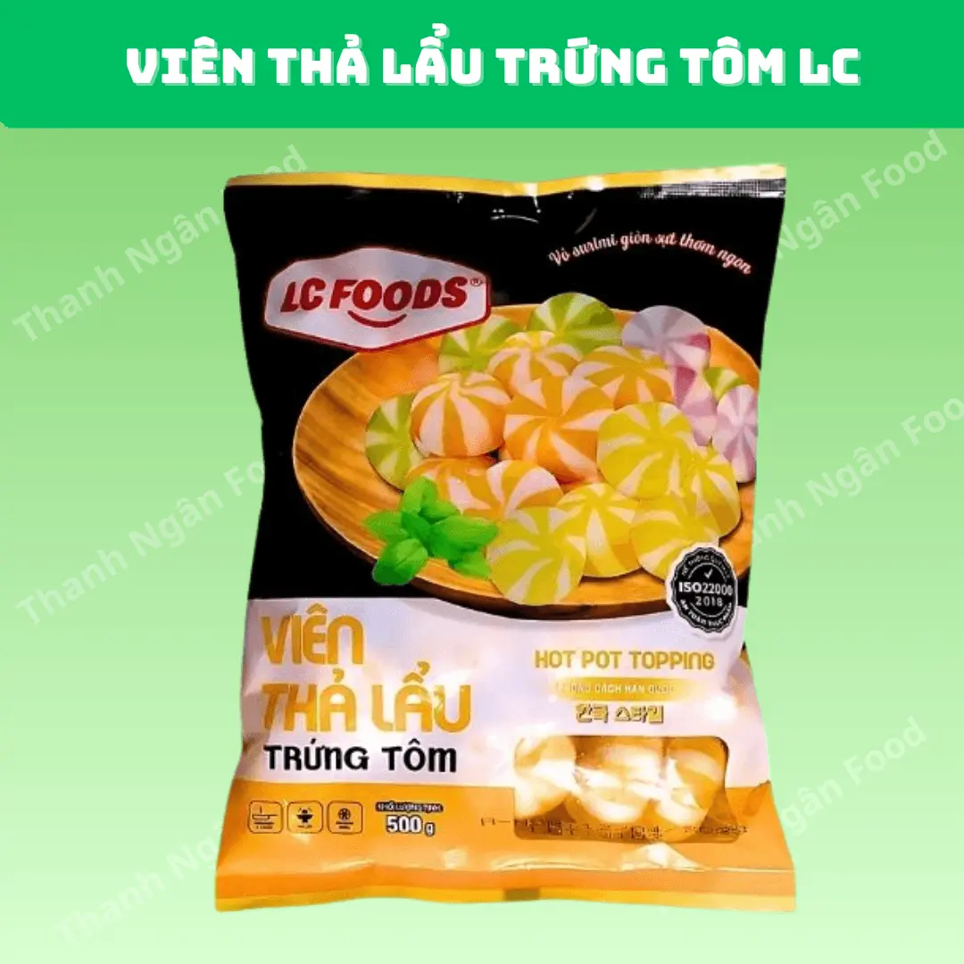 Viên thả lẩu trứng tôm LC