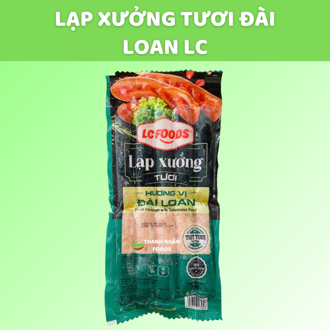 Lạp xưởng tươi Đài Loan LC