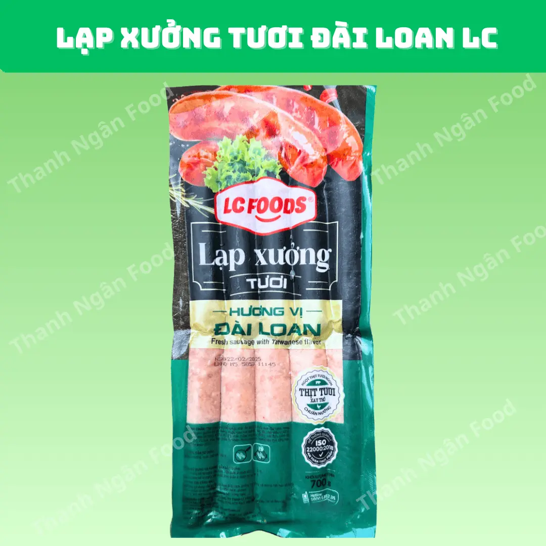 Lạp xưởng tươi Đài Loan LC