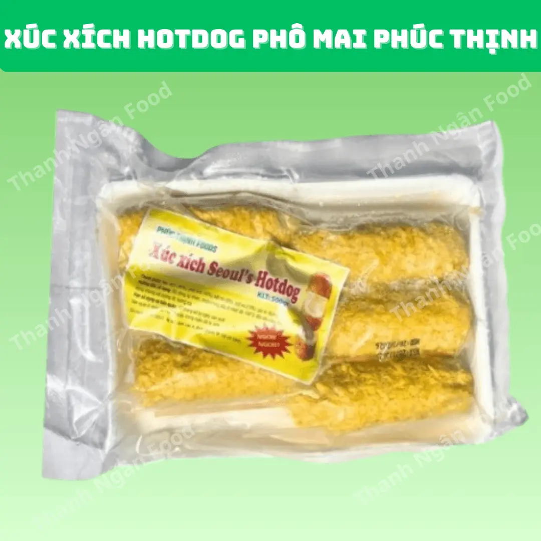 Xúc xích hotdog phô mai Phúc Thịnh