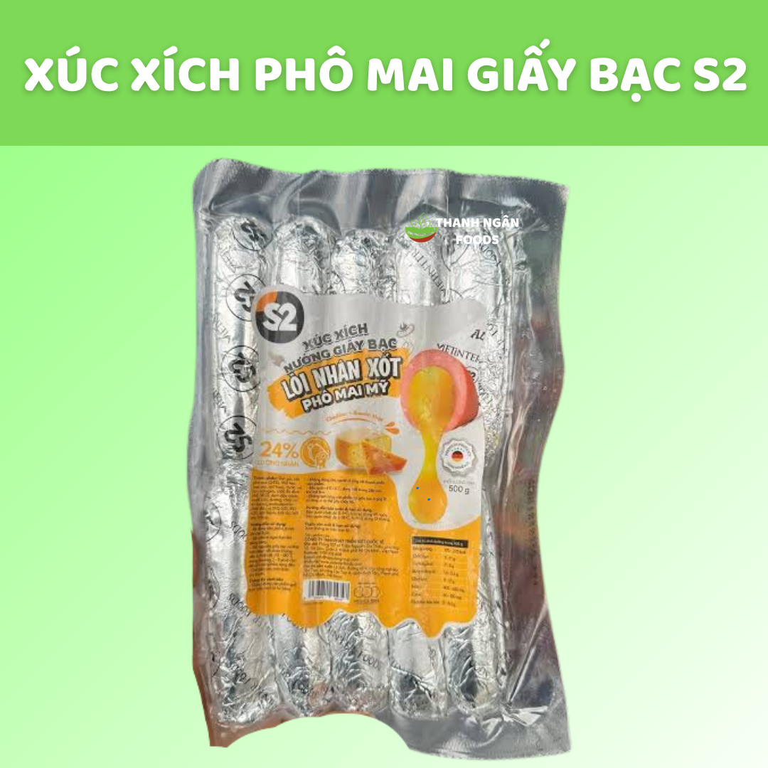 Xúc xích phô mai cuốn giấy bạc S2 