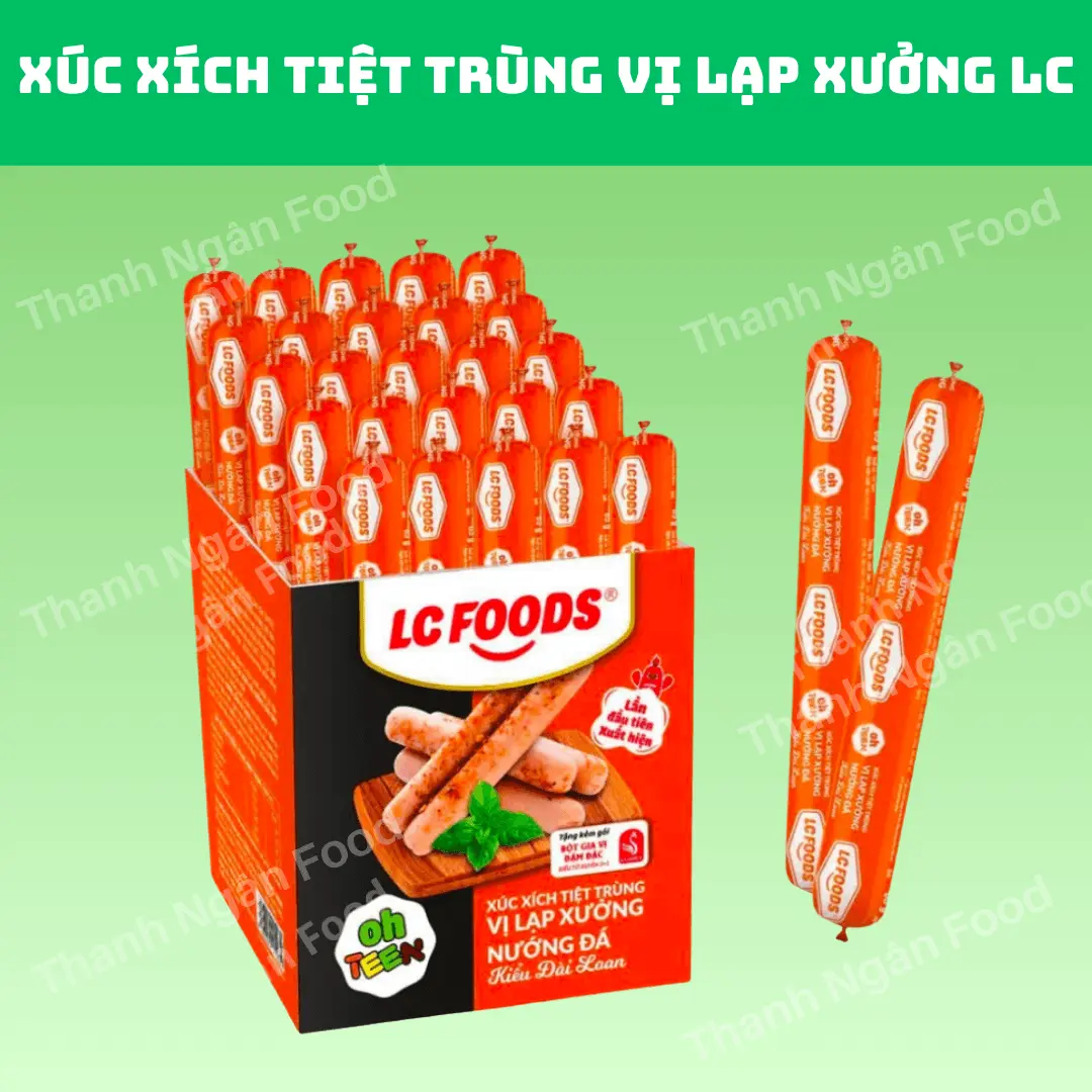 Xúc xích tiệt trùng vị lạp xưởng 