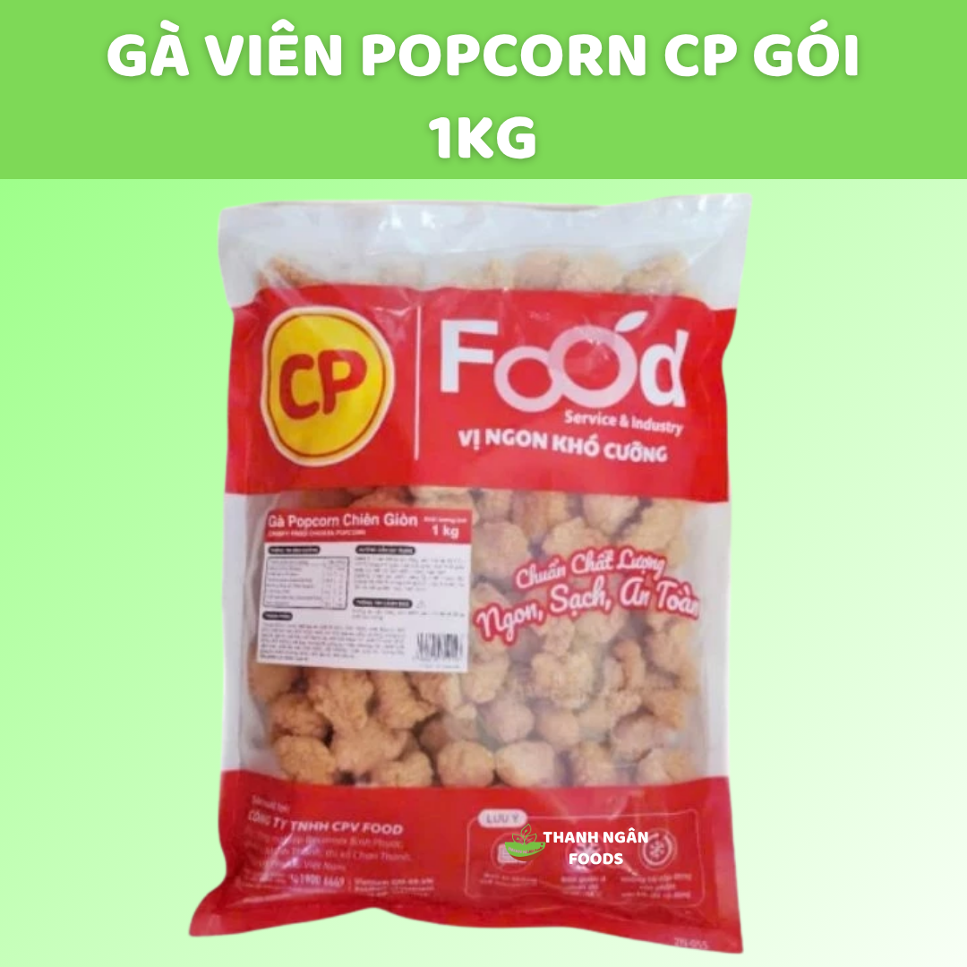 Gà viên popcorn CP 1kg