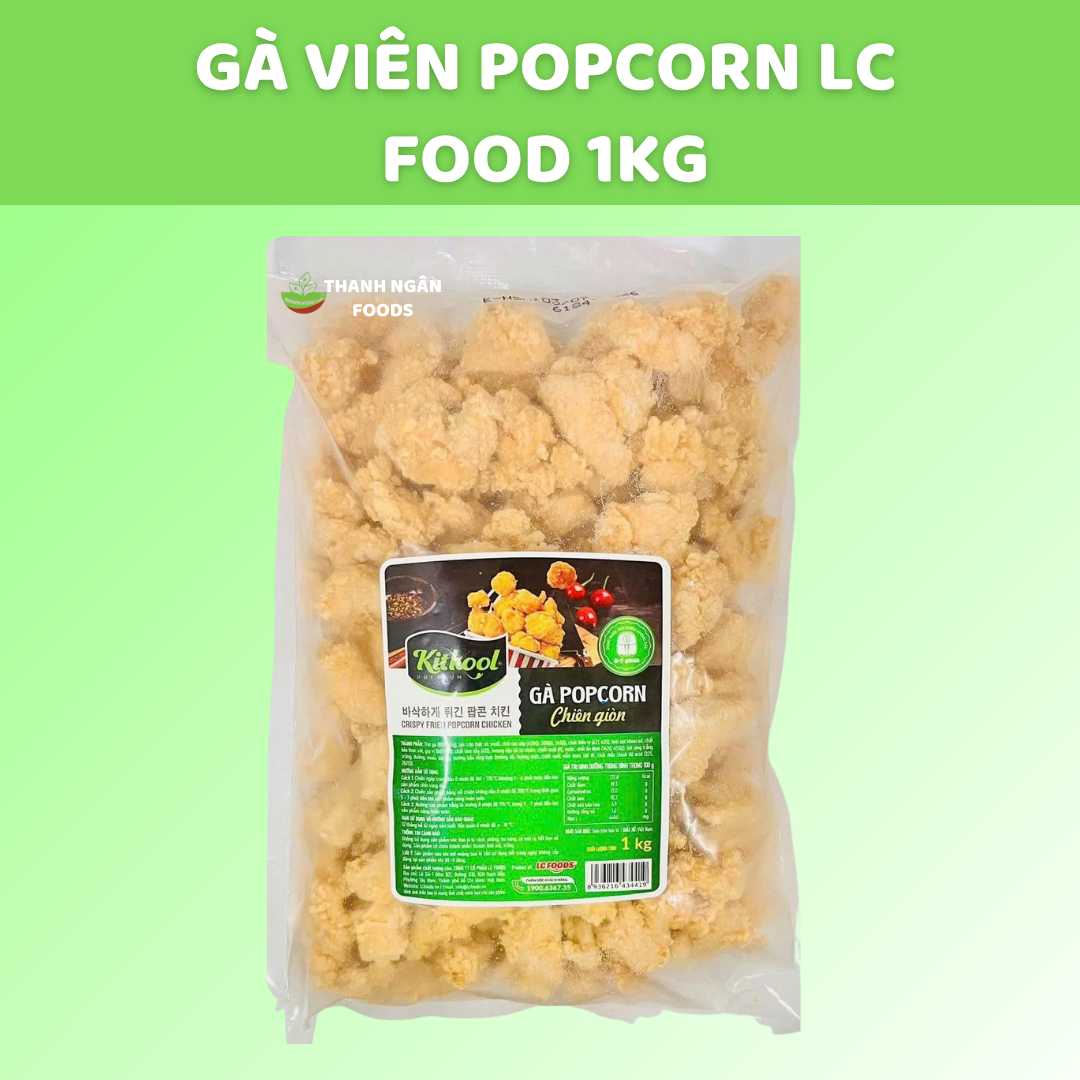 Gà viên popcorn LC 1kg