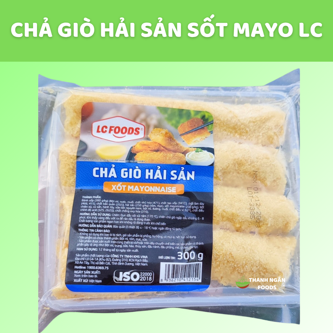 Chả giò hải sản sốt mayo LC