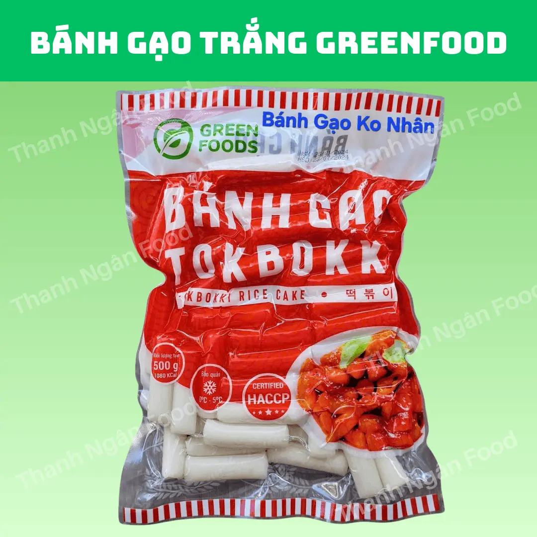 Bánh gạo trắng Greenfood 