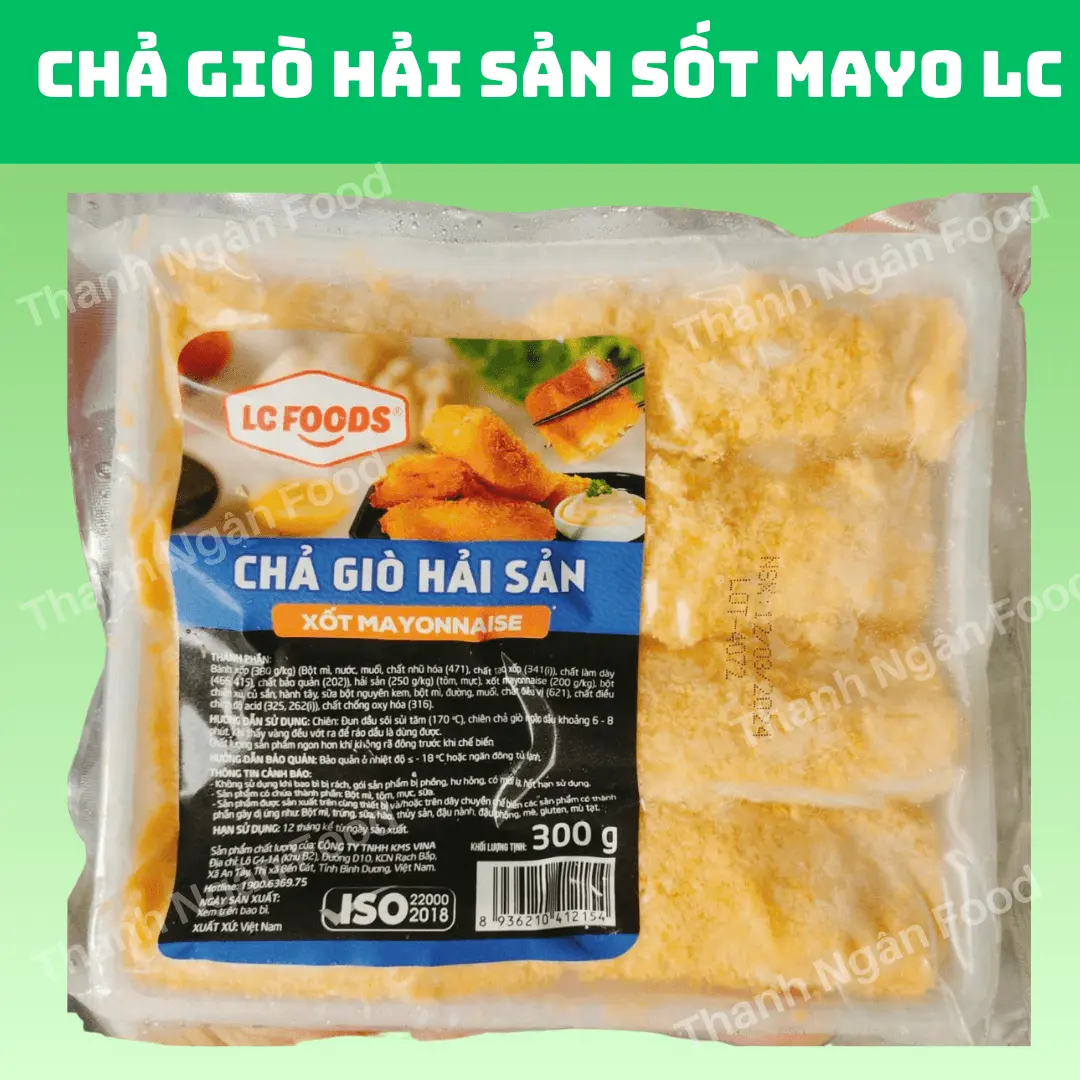 Chả giò hải sản sốt mayo LC