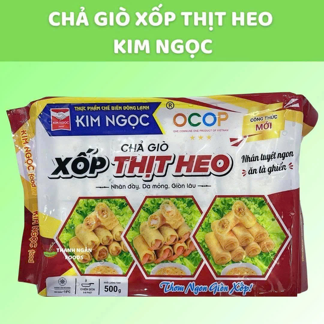 Chả giò xốp thịt heo Kim Ngọc