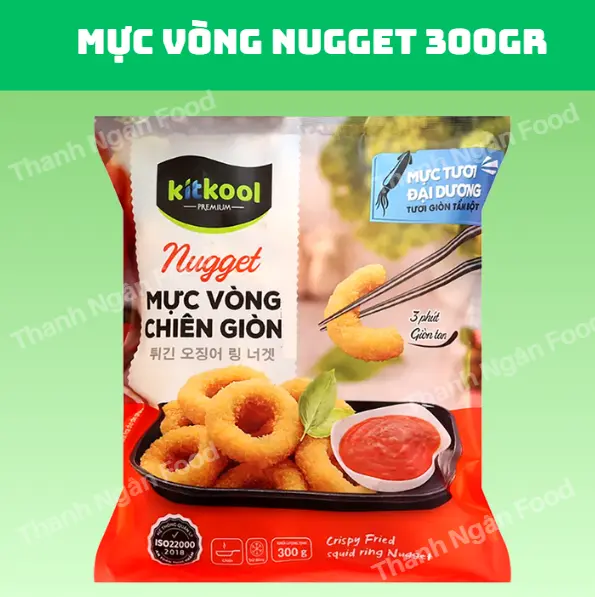 Mực vòng nugget LC 300gr/gói